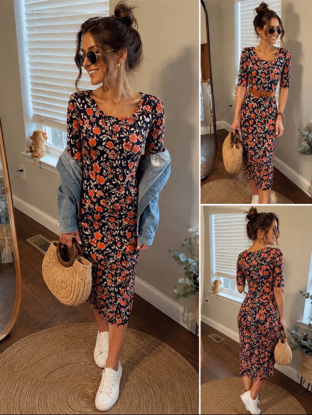NWT Julia LulaRoe Dress. Size XS. Tons of stretch. Floral classy flattering